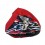 HONDA TANK COVER RED SILVER WING MOD1